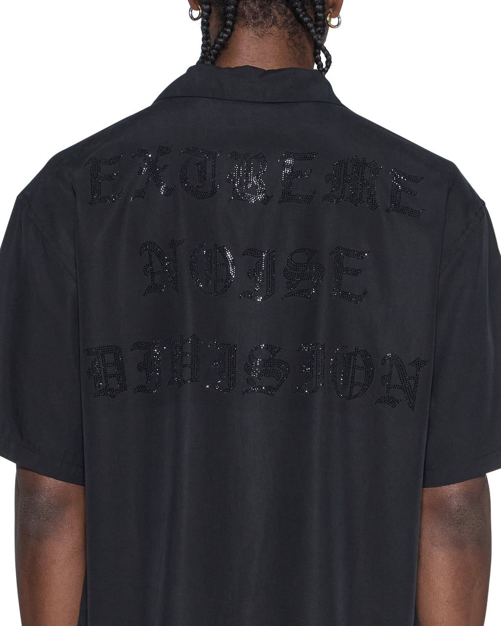 MENS END DINER SS SHIRT SATIN BLACK SHIRTS