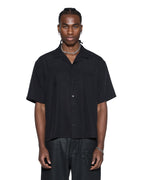 MENS END DINER SS SHIRT SATIN BLACK SHIRTS