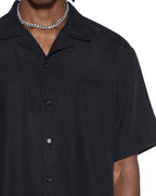 MENS END DINER SS SHIRT SATIN BLACK SHIRTS