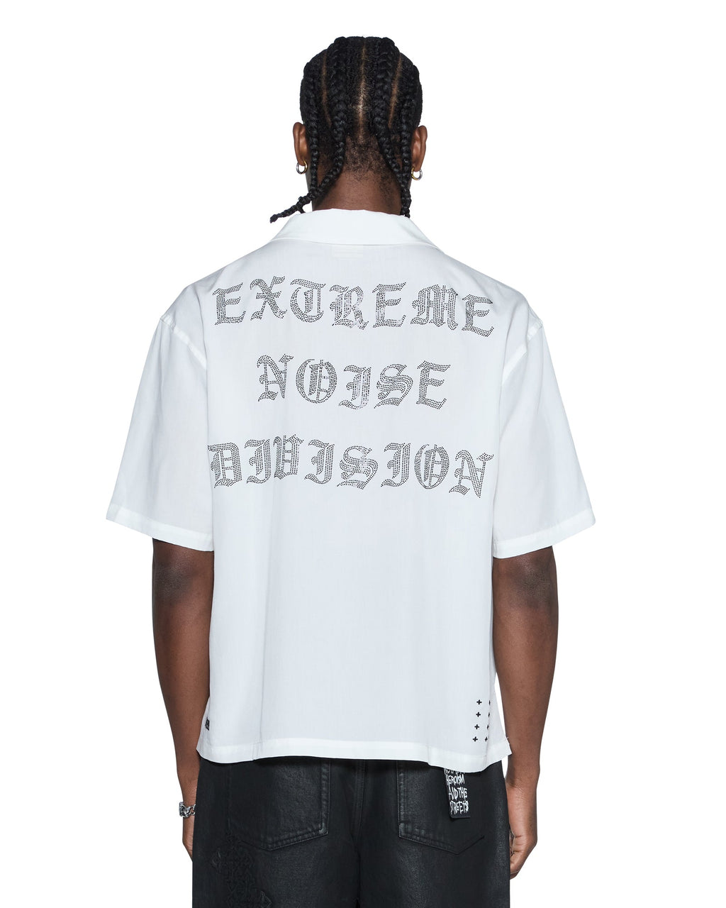 MENS END DINER SS SHIRT SATIN WHITE SHIRTS