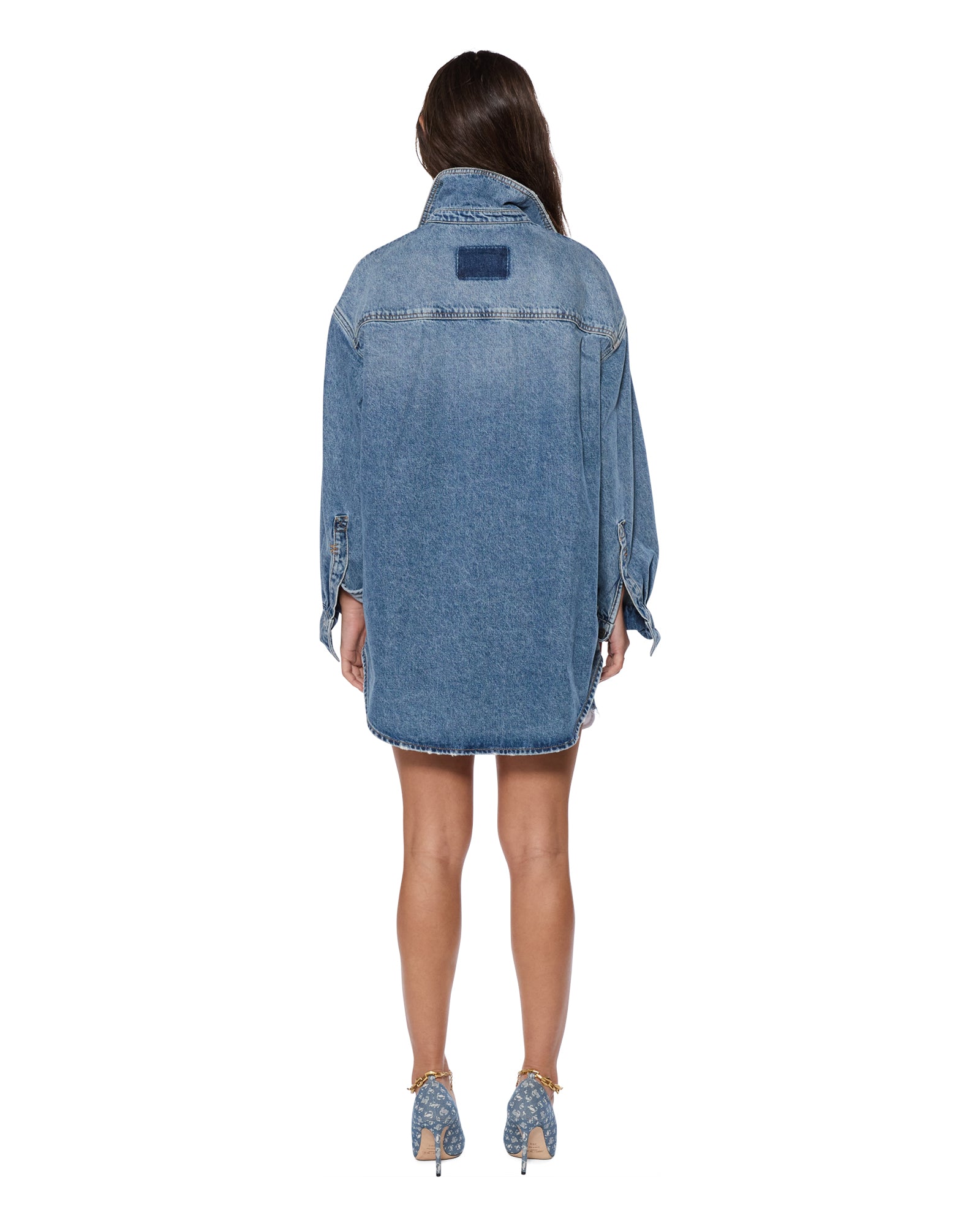 WOMENS  BOLT OVERSIZED LS SHIRT SWEPT OVERSIZED SHIRTS