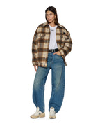 WOMENS KSUPER TRUCKER JACKET PLAID JACKETS