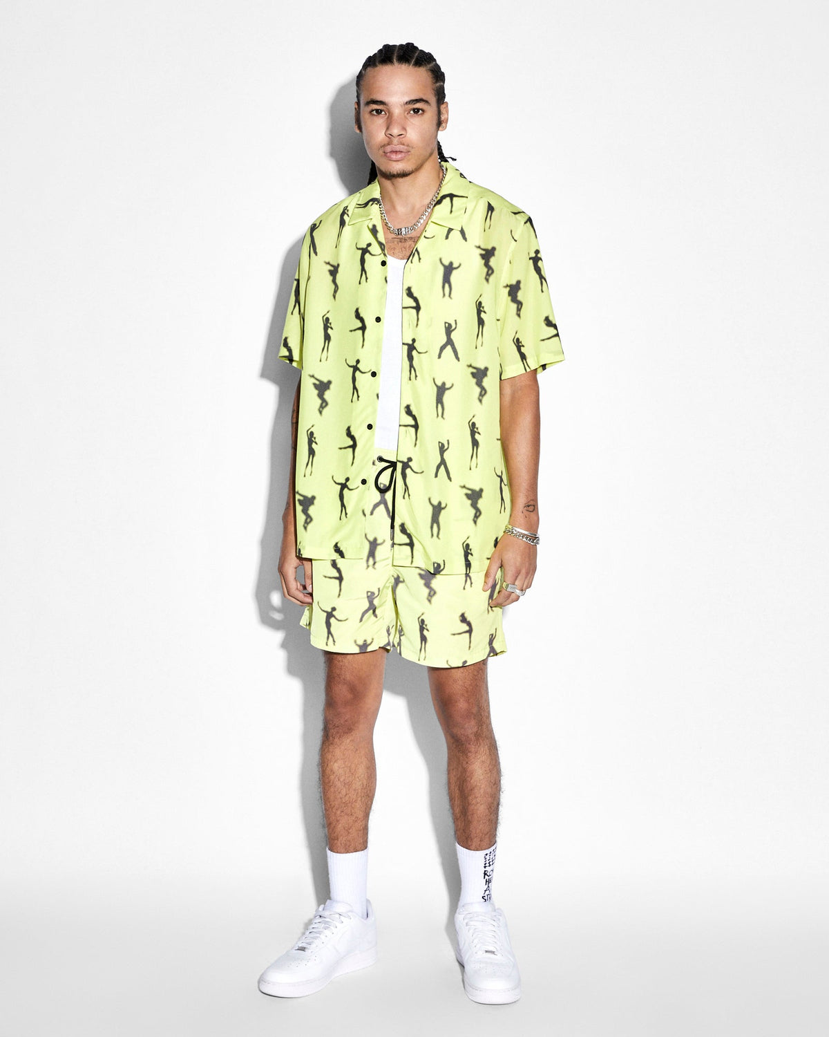 Mens Dance Klass Boardshort Daylite Regular Walkshorts - Green