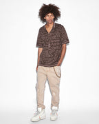 MENS HEROISM KNIT RESORT SS SHIRT JAVA SHIRTS