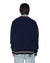 MENS  PLAYOFF CARDIGAN NAVY BOXY KNITWEAR