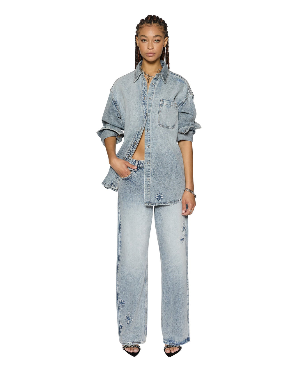 WOMENS OVERSIZED SHIRT KLASSIC KRAFTWERK SHIRTS