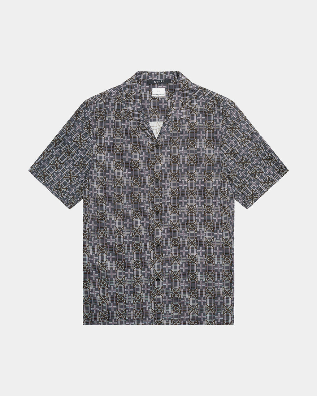 Mens Plus Resort Ss Shirt Navy Regular Shirts - Navy