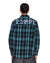 MENS  ROSEBOWL LS SHIRT 1999 BLUE CHECK REGULAR SHIRTS