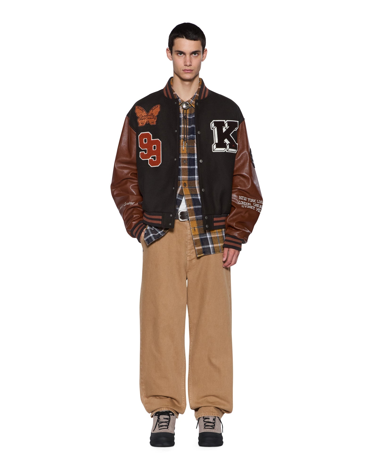 MENS  RIVAL CHINO TROUSER DRIFTWOOD STRAIGHT PANTS