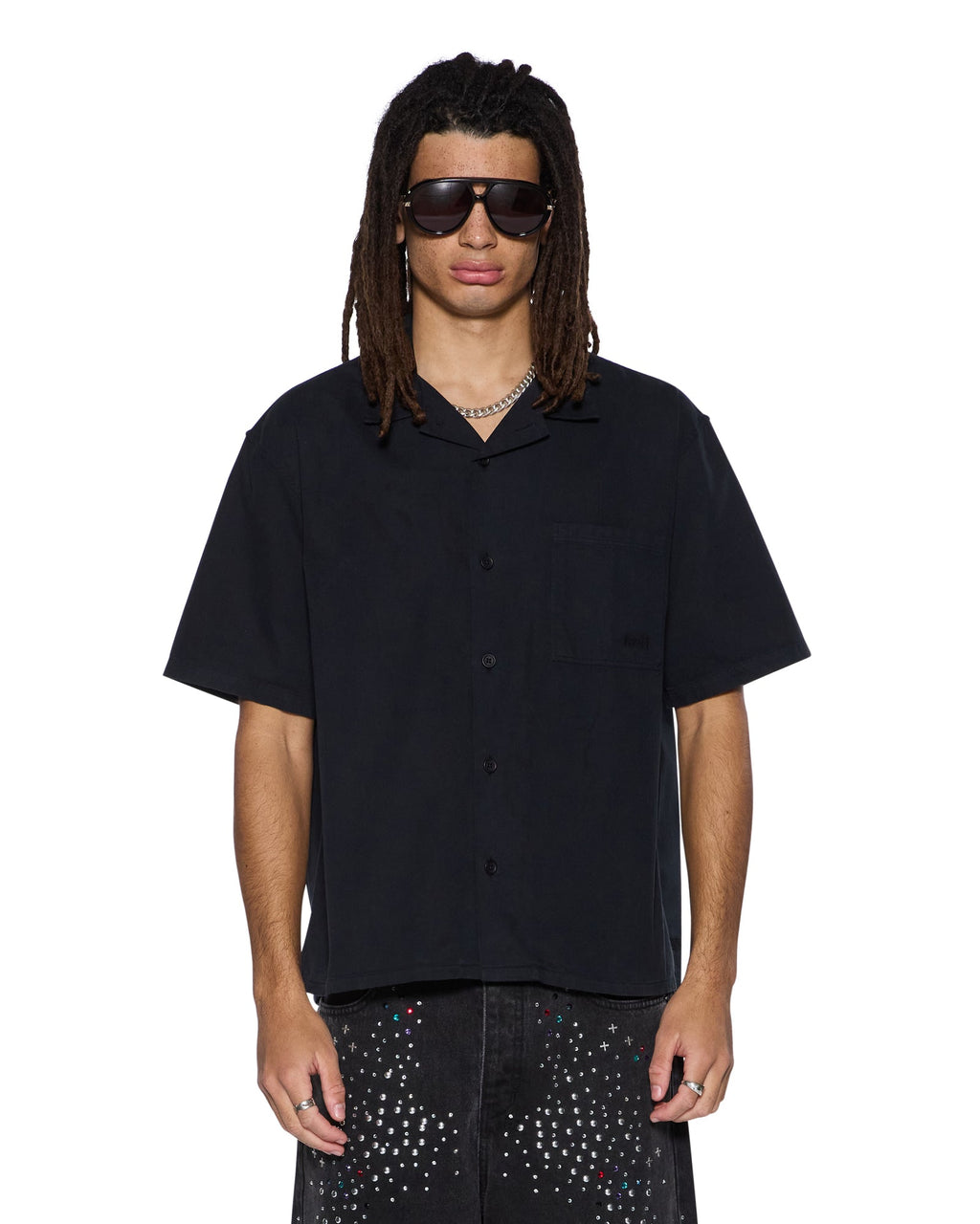 MENS SERPENT DINER SS SHIRT BLACK SHIRTS