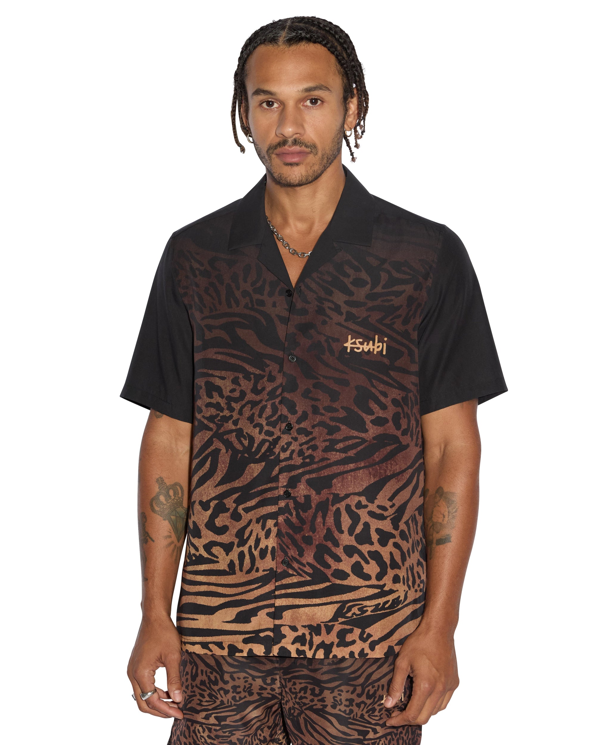 SINNERS RESORT SS SHIRT LEOPARD