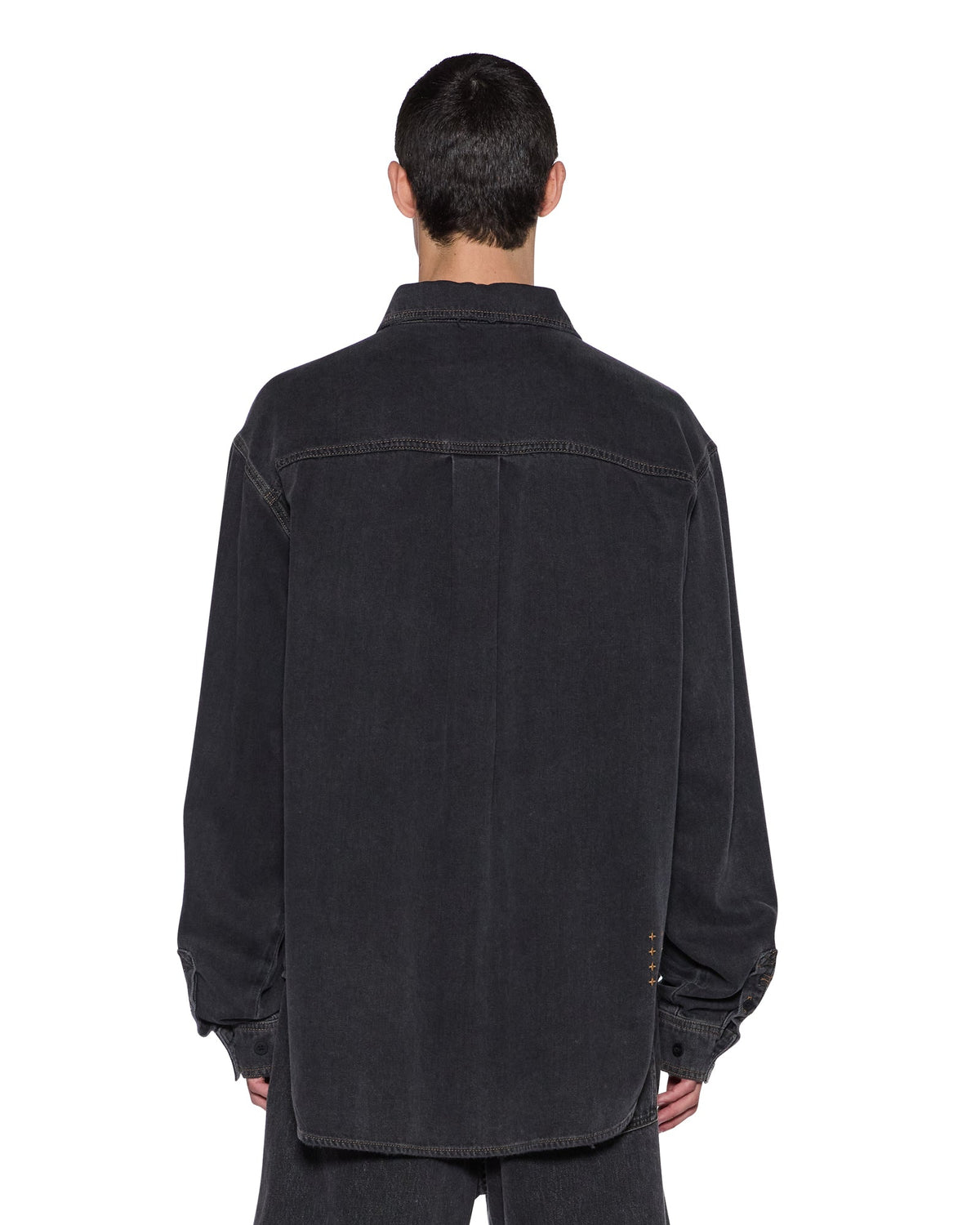 MENS VULTURE DENIM LS SHIRT BAXTER BLACK SHIRTS