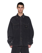 MENS VULTURE DENIM LS SHIRT BAXTER BLACK SHIRTS