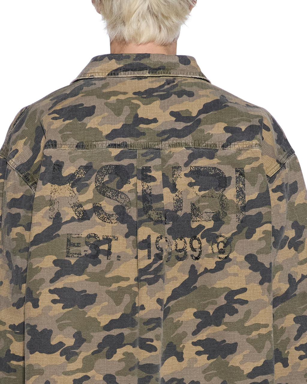Mens Vulture Ls Shirt Camo Skinny Shirts - Green