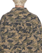 Mens Vulture Ls Shirt Camo Skinny Shirts - Green