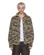 Mens Vulture Ls Shirt Camo Skinny Shirts - Green