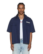 MENS ZOOM BOILER SS SHIRT NAVY SHIRTS