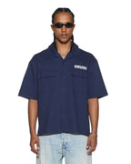 MENS ZOOM BOILER SS SHIRT NAVY SHIRTS