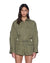 WOMENS  ASTRA LS CARGO SHIRT KHAKI OVERSIZED SHIRTS