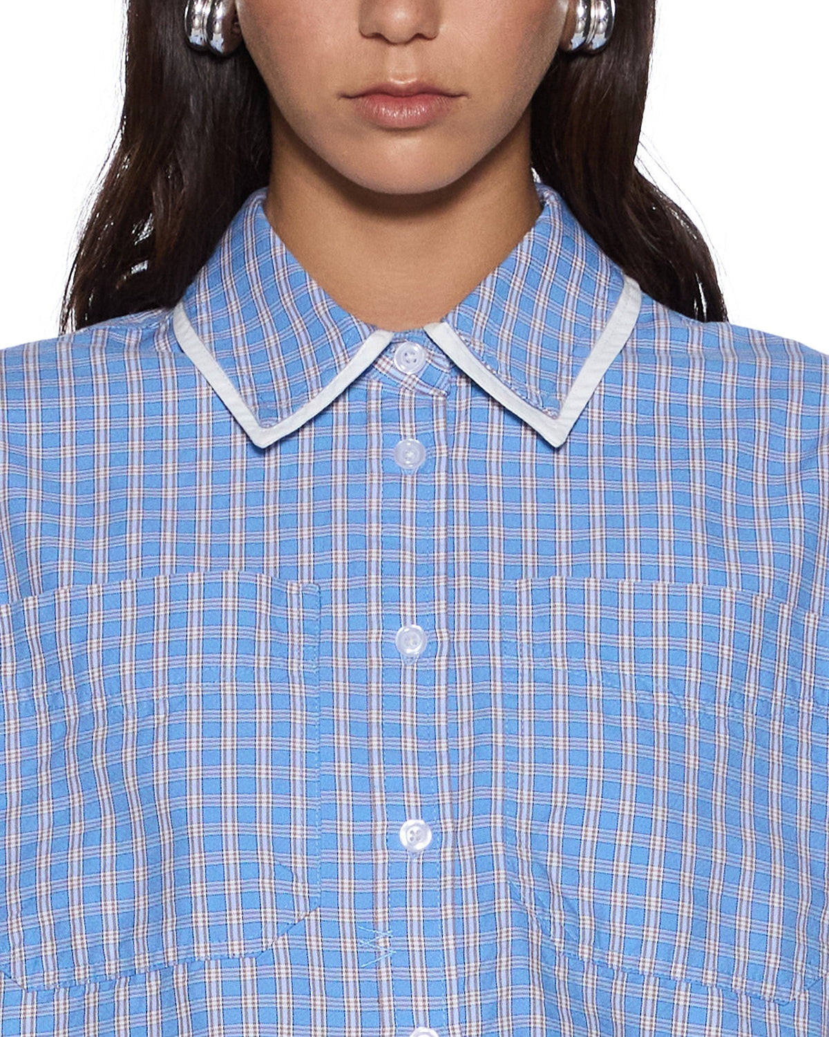 BALTER LS SHIRT BLU CHECK