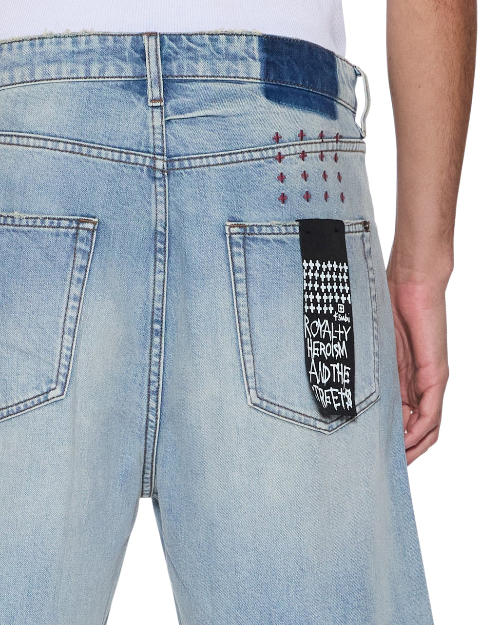 MENS ANTI SHORT SCATTER BLUE WALKSHORTS