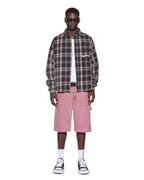 MENS DRILL MAXX OPERATOR SHORT PLUM WALKSHORTS