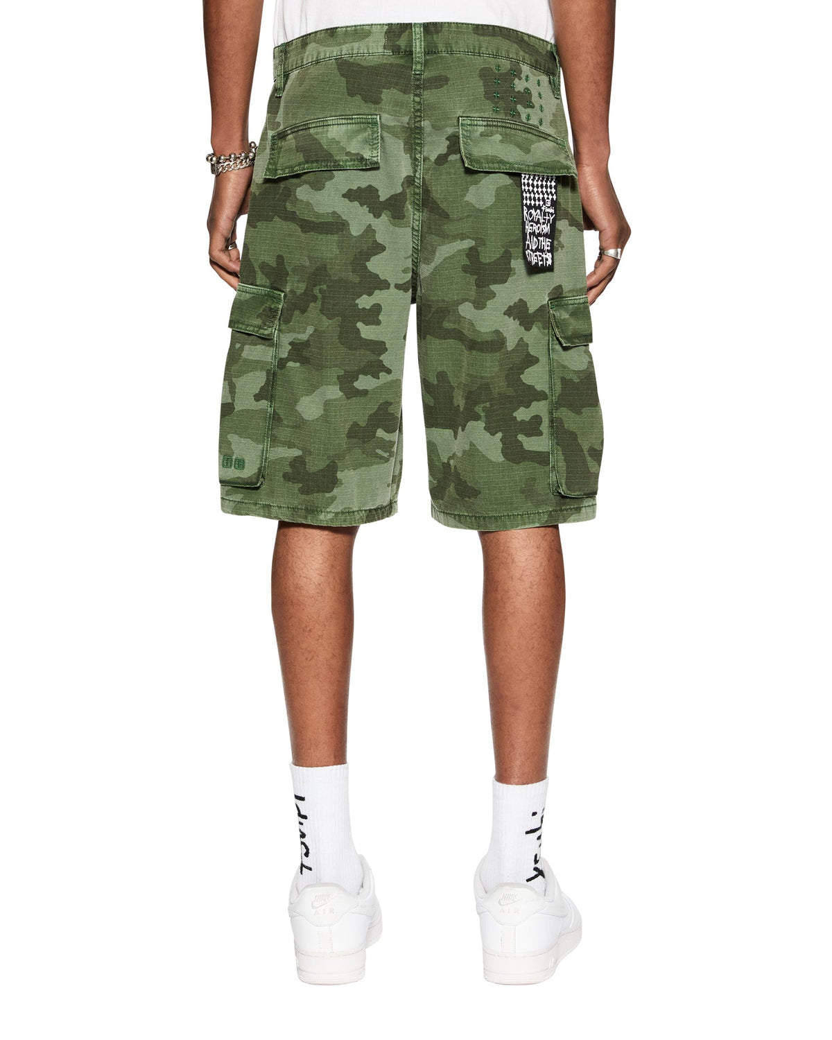 FUGITIVE CARGO SHORT HASH CAMO