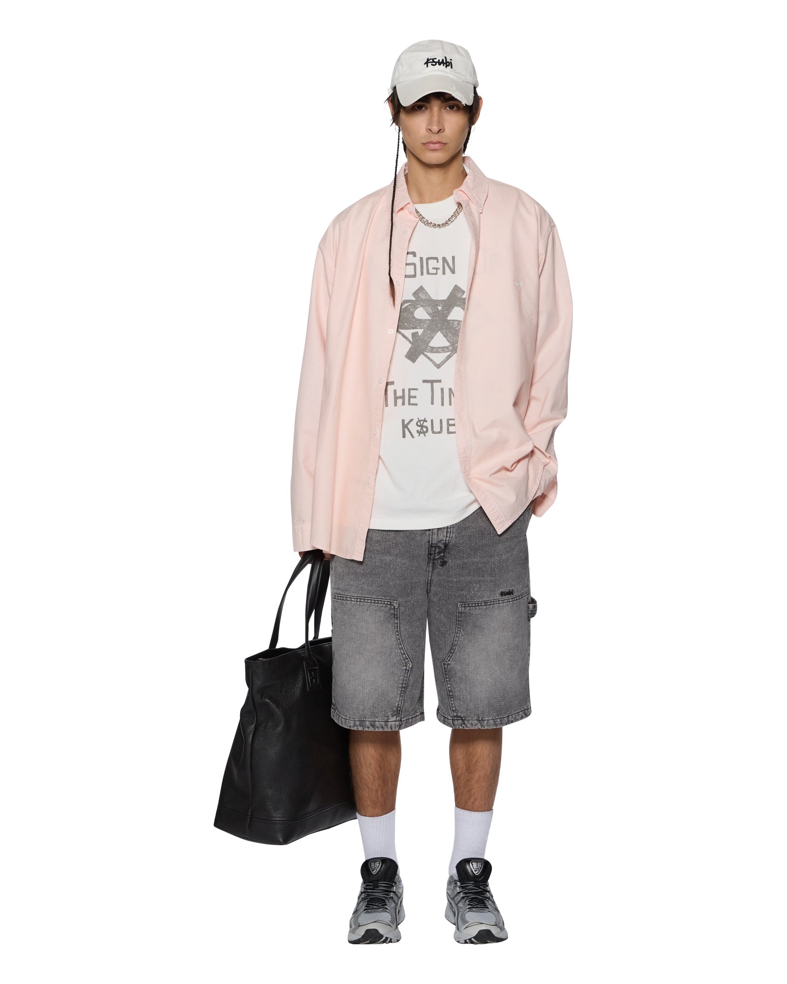 MENS  MAXX OPERATOR SHORT SMOKE RELAXED WALKSHORTS