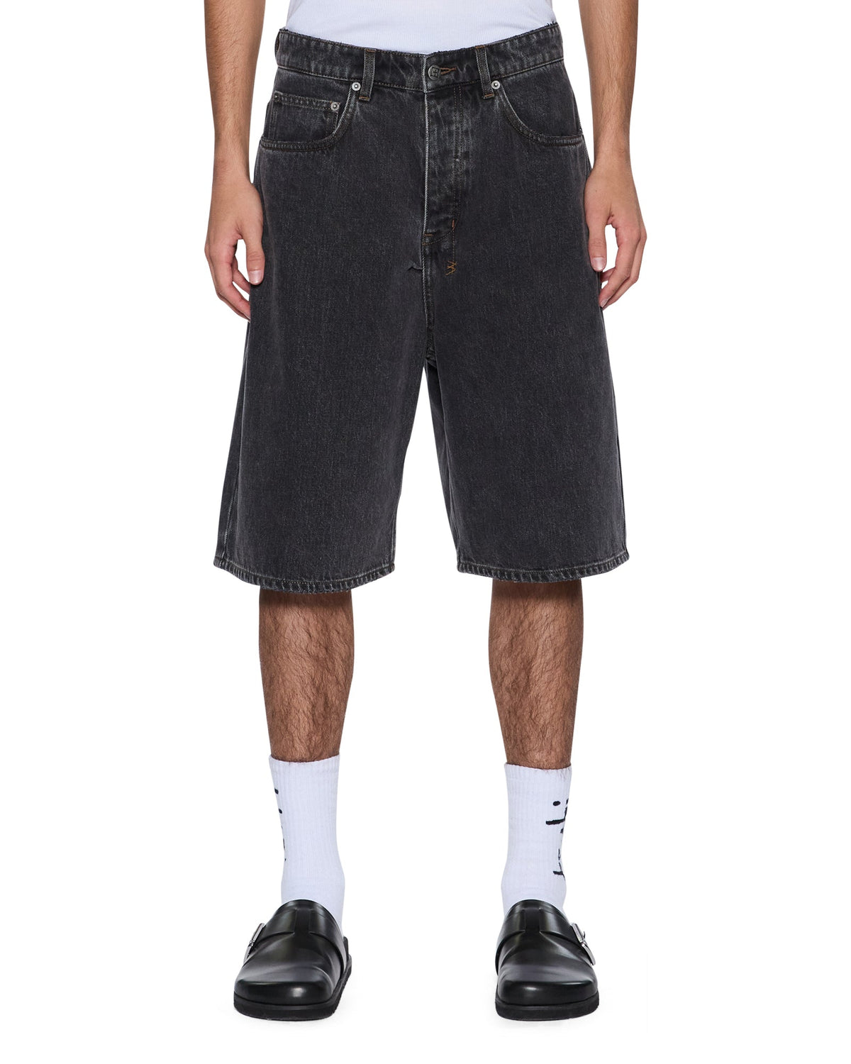 Mens Maxx Short Baxter Black Relaxed Walkshorts - Black
