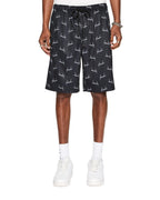 MENS SKRIPT MESH SHORT BLACK WALKSHORTS