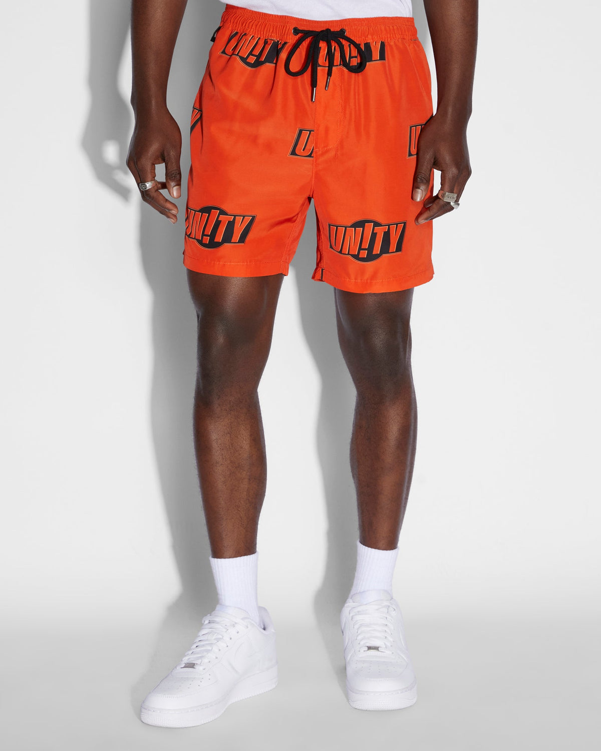 MENS UNITY SIGN BURNER BOARDSHORT ORANGE WALKSHORTS