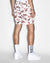 MENS  BURNT BOARDSHORT WHITE REGULAR WALKSHORTS