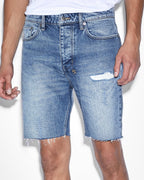 Mens Chopper Short Chronicle Slim Walkshorts - Denim