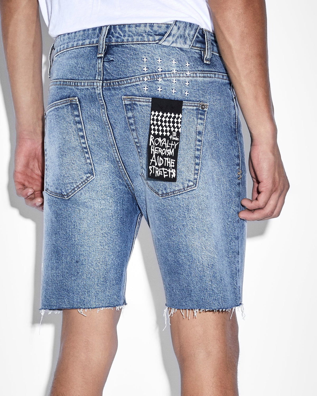Mens Chopper Short Chronicle Slim Walkshorts - Denim