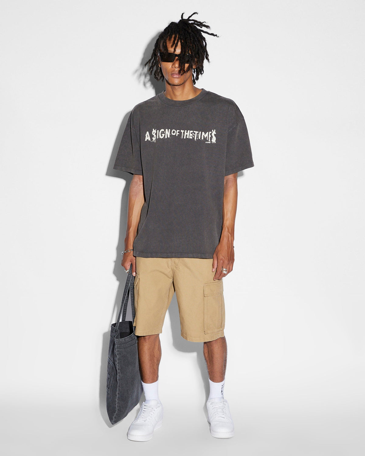 Mens Fugitive Cargo Short Dark Tan Straight Walkshorts - Tan