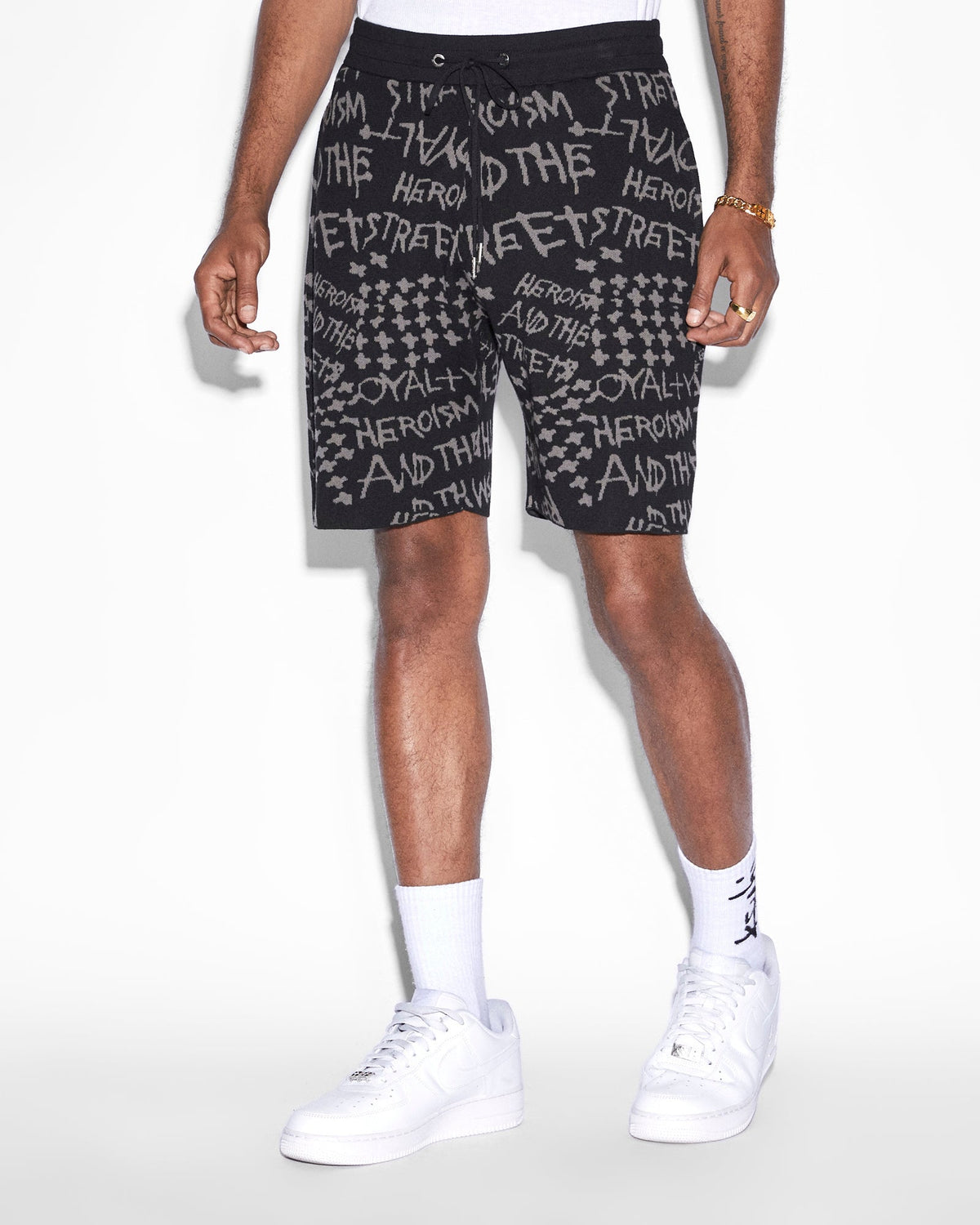 HEROISM KNIT SHORT BLACK