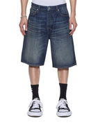 Mens Maxx Short K-dip Blue Relaxed Walkshorts - Denim