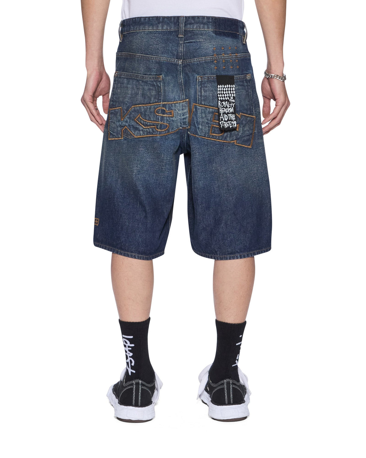 Mens Maxx Short K-dip Blue Relaxed Walkshorts - Denim
