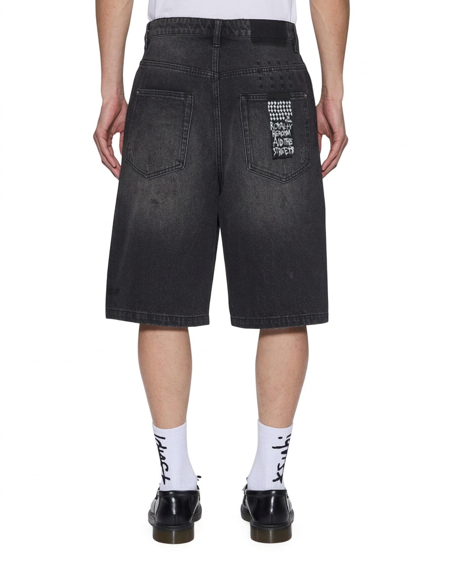 Mens Maxx Short Krude Relaxed Walkshorts - Grey