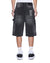 MENS  MAXX OPERATOR SHORT ASHER BLACK RELAXED WALKSHORTS