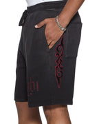 MENS PAISE TRAK SHORT BLACK FADE WALKSHORTS