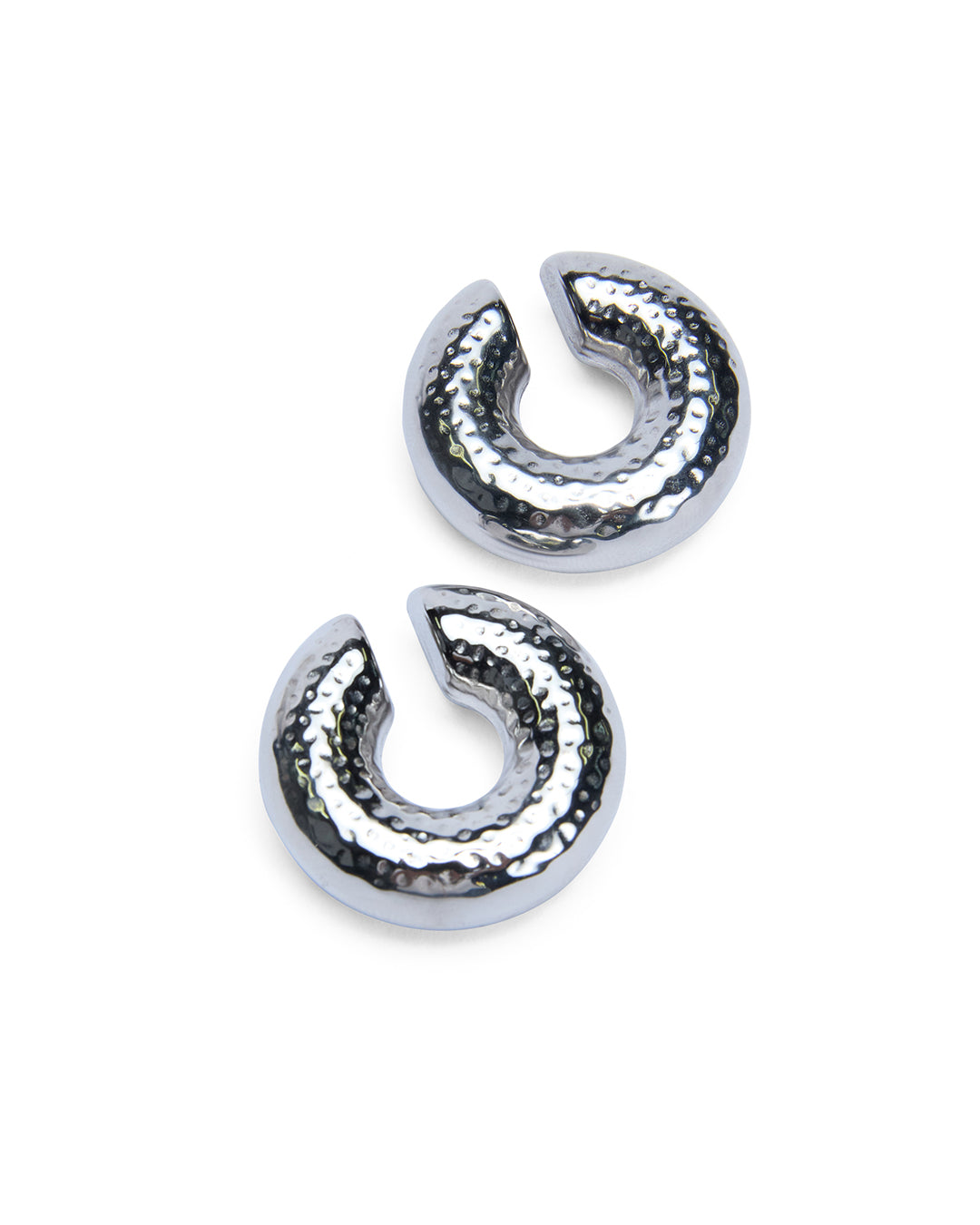  SILVER RIPPLE EAR CUFF JEWELLERY