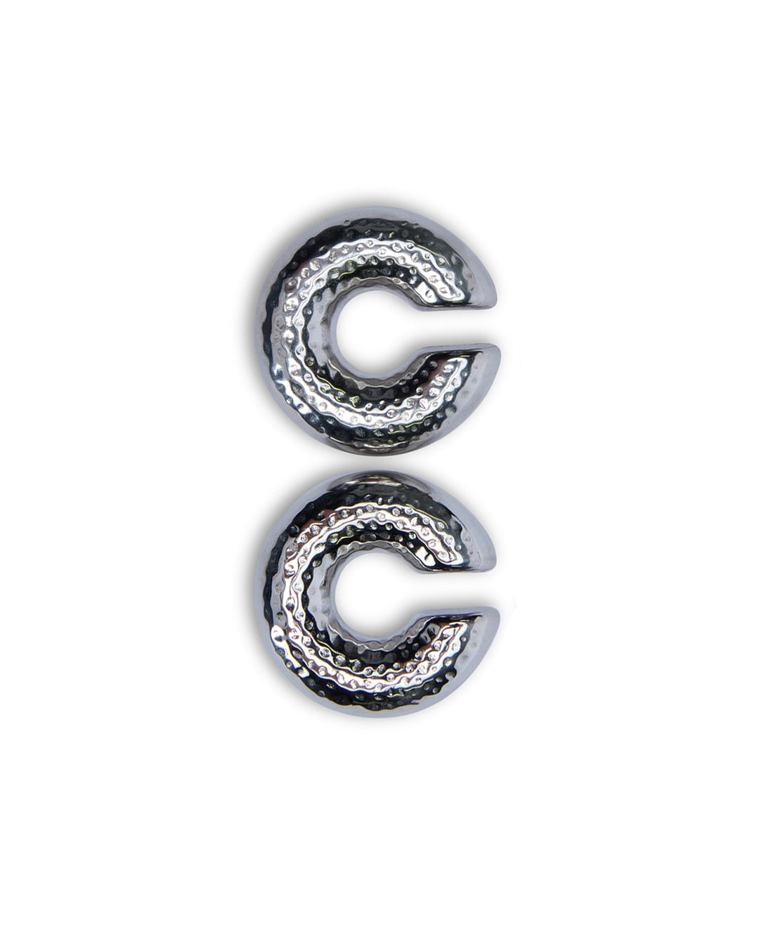  SILVER RIPPLE EAR CUFF JEWELLERY