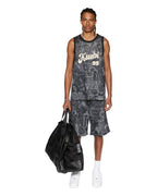 MENS SKETCH PICK UP SINGLET BLACK FASHION TOPS