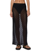 WOMENS MAXI SKIRT DIAMANTE SKIRTS