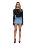 MICRO MINI SKIRT BABES BLUE
