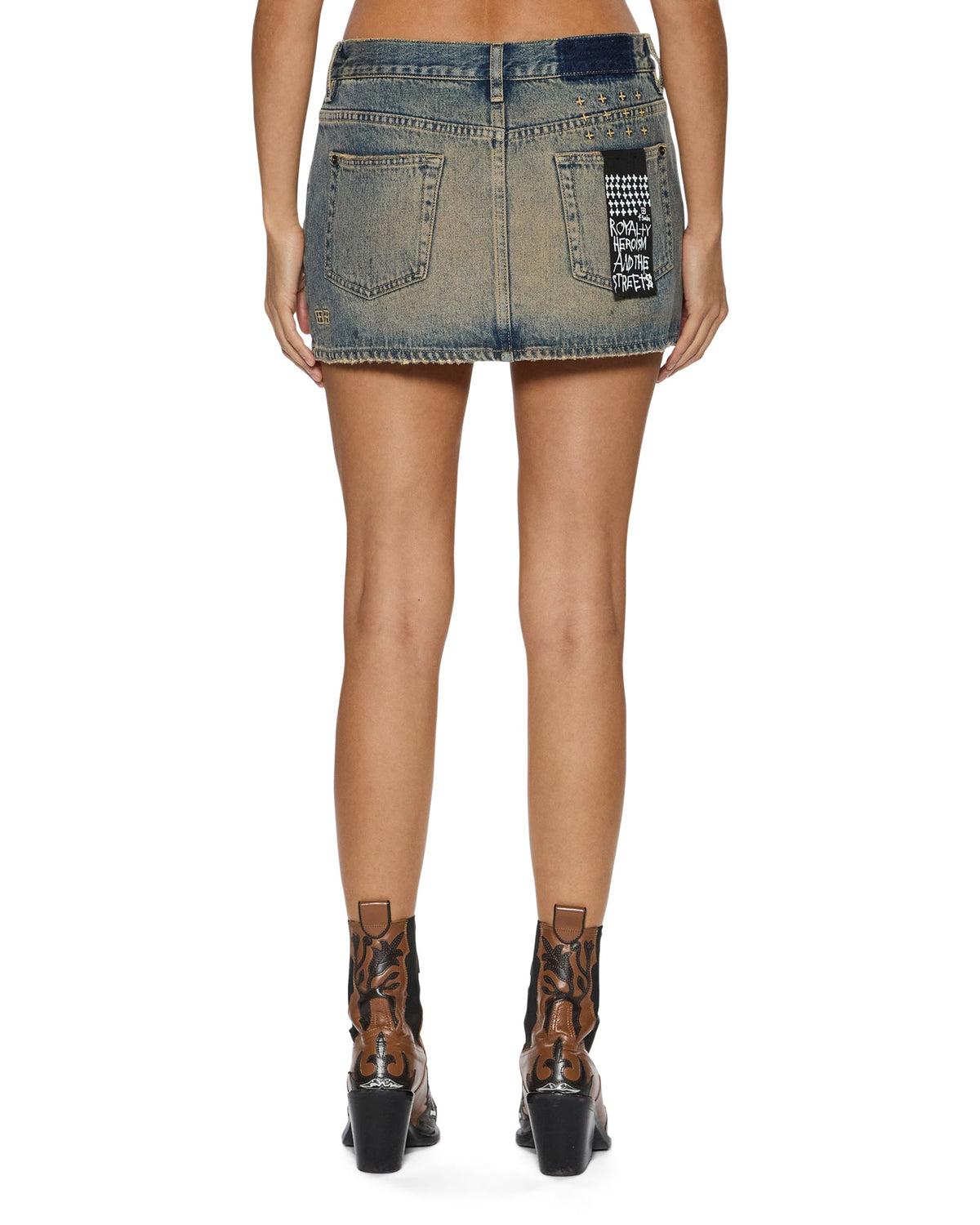 MICRO MINI SKIRT FLIP DUNE