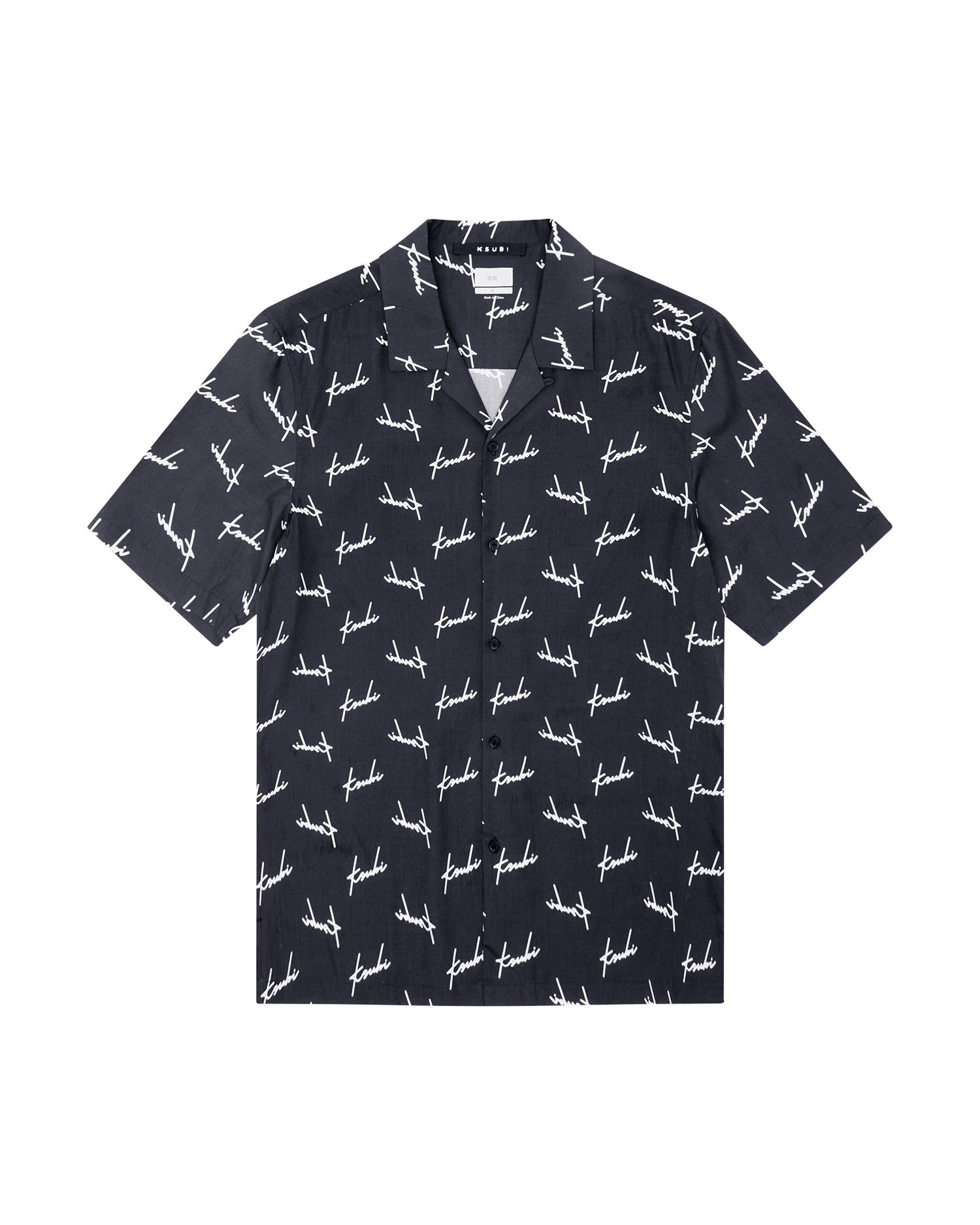 SKRIPT RESORT SS SHIRT BLACK