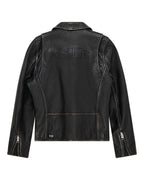 MENS SOTT CAPITOL LEATHER JACKET BLACK JACKETS