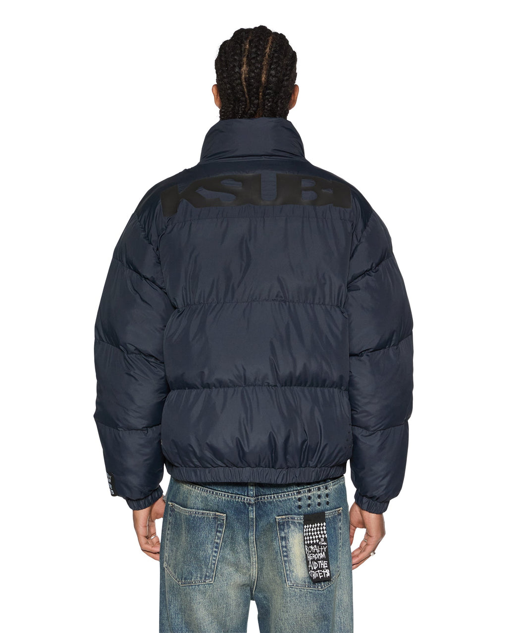 MENS SOTT PUFFER JACKET NAVY JACKETS